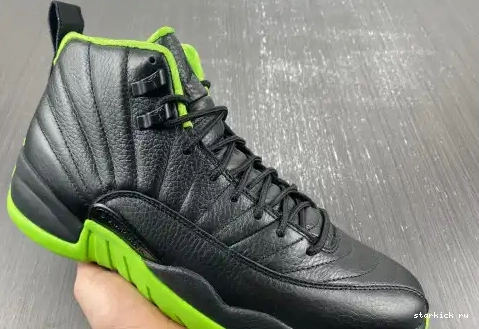 DOF FLIGHT AJ12 BLACK GREEN Jordan 12 0422